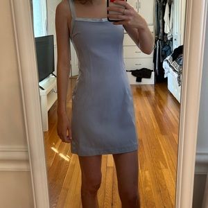 Light purple/blue fitted dress
